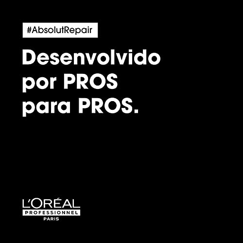 L'Oréal Professionnel Máscara Capilar Absolut Repair, Tratamento Capilar Proteico Para Nutrição Profunda, Hidrata, Repara Danos e Acrescenta Brilho, Para Cabelos Secos e Danificados, 500g