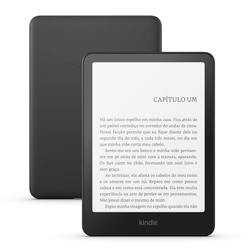 Novo Kindle Paperwhite (16 GB) - O Kindle mais rápido já lançado, com nova tela antirreflexo de 7” e bateria que dura semanas - Cor Preta