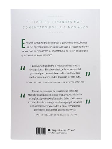 A psicologia financeira: lições atemporais sobre fortuna, ganância e felicidade