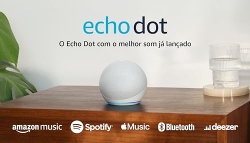 Echo Dot 5ª geração | O Echo Dot com o melhor som já lançado | Cor Branca