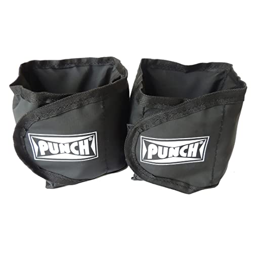 Punch Tornozeleira Unissex, Preto, 2 Kg