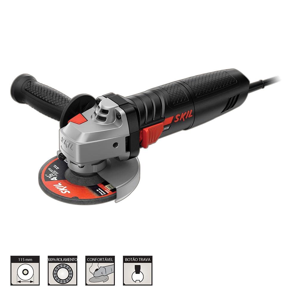 Esmerilhadeira Angular de 4 1/2" Skil 9002 700W 220V