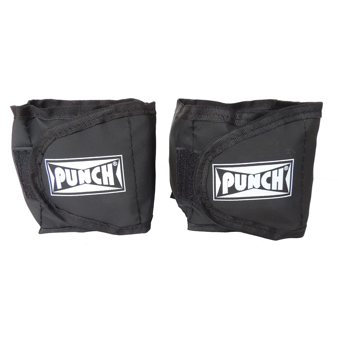 Punch Tornozeleira Unissex, Preto, 2 Kg