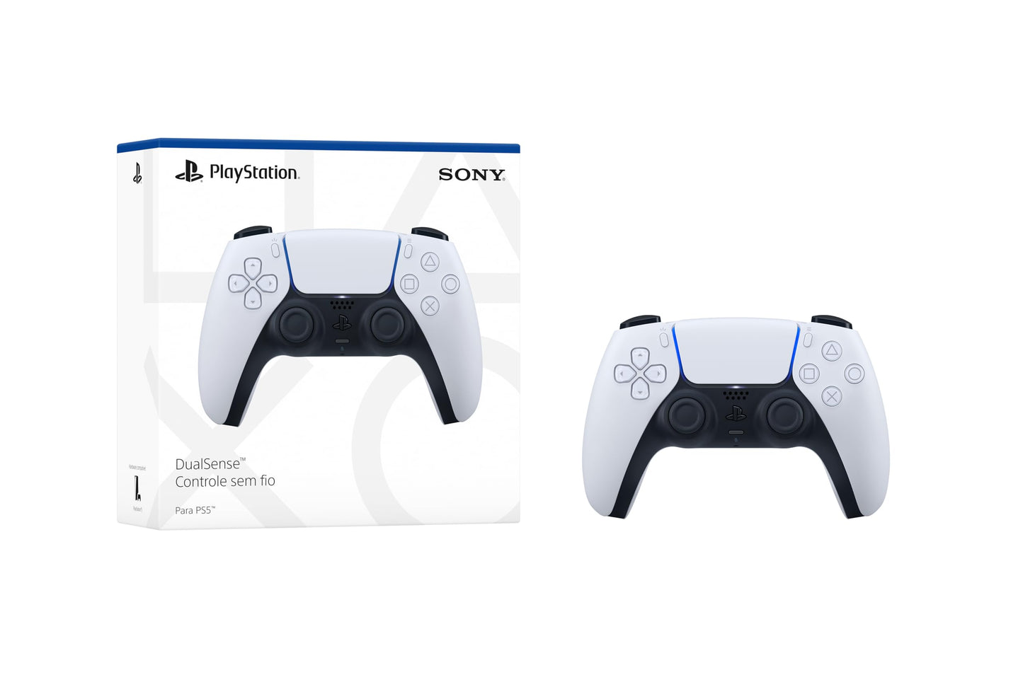 PlayStation DualSense Controle sem fio – Branco