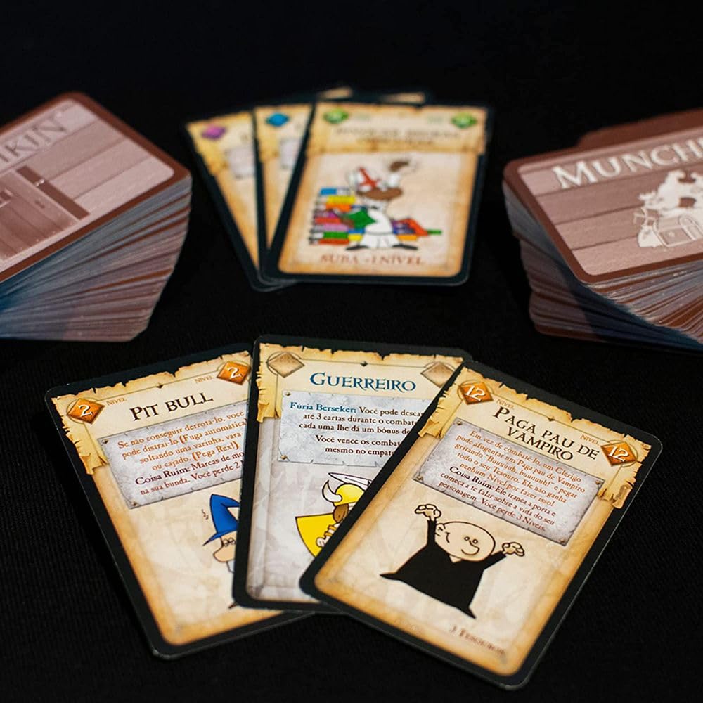 Galápagos, Munchkin, Jogo de Cartas para Amigos, 2 a 5 jogadores, 60-90 minutos por partida