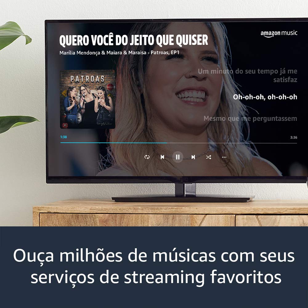 Fire TV Stick Lite | Streaming em Full HD com Alexa | Com Controle Remoto Lite por Voz com Alexa (sem controles de TV)