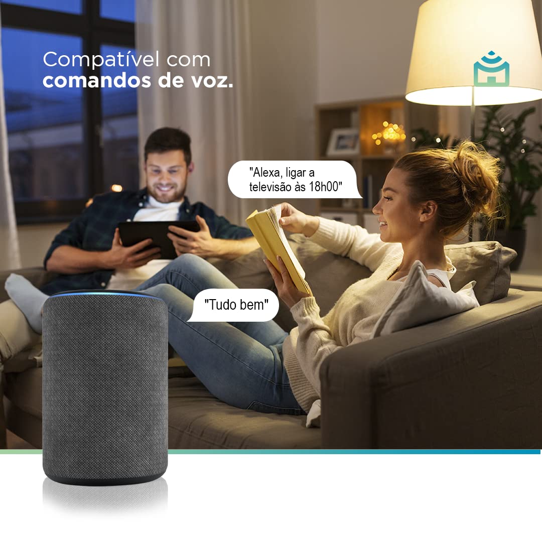 Smart Controle Universal Wi-Fi Positivo Casa Inteligente, All-in-One, Controle Pelo Celular ou Comando de Voz, Infravermelho, Rede 2.4 GHz, Bivolt – Compatível com Alexa