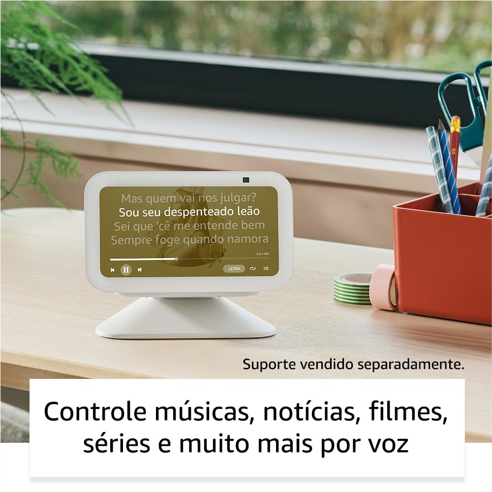 Echo Show 5 (3ª geração - 2023) | Smart display com Alexa, graves 2x mais potentes e som mais nítido | Cor Preta