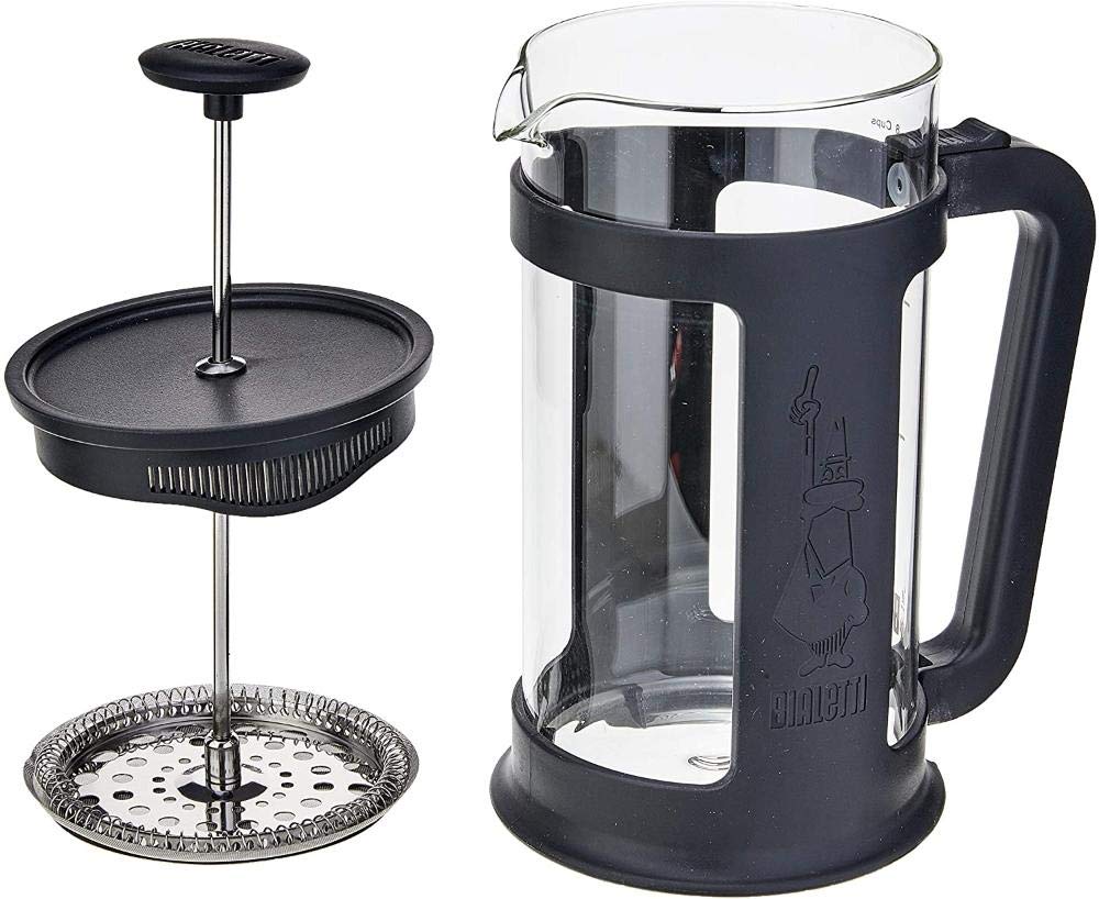 Cafeteira French Press, Bialetti, Preta, 1L