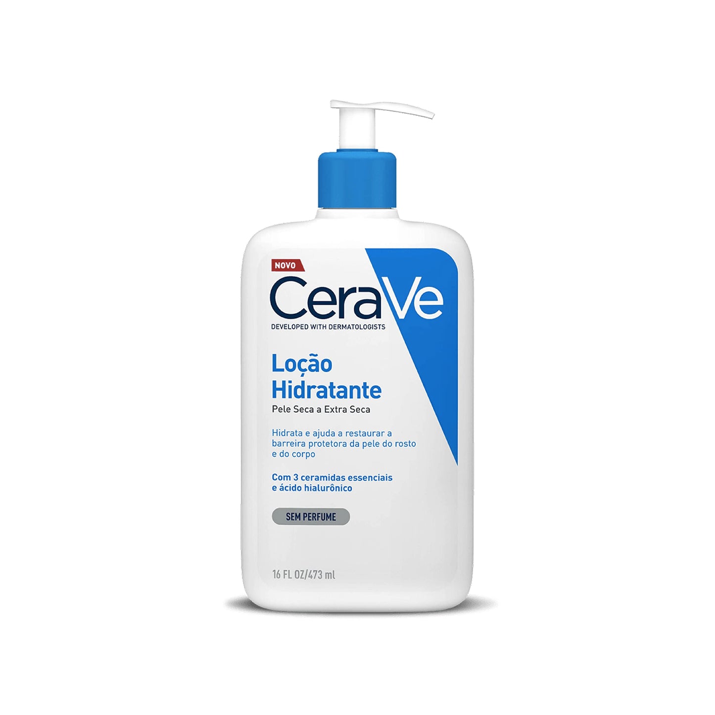 CeraVe, Loção Hidratante Corporal, com textura Fluida e Ácido Hialurônico, 473ml