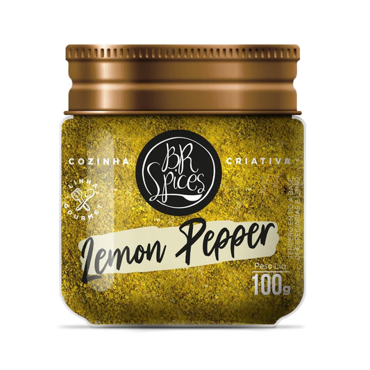 Tempero Lemon Pepper 100g - BR Spices