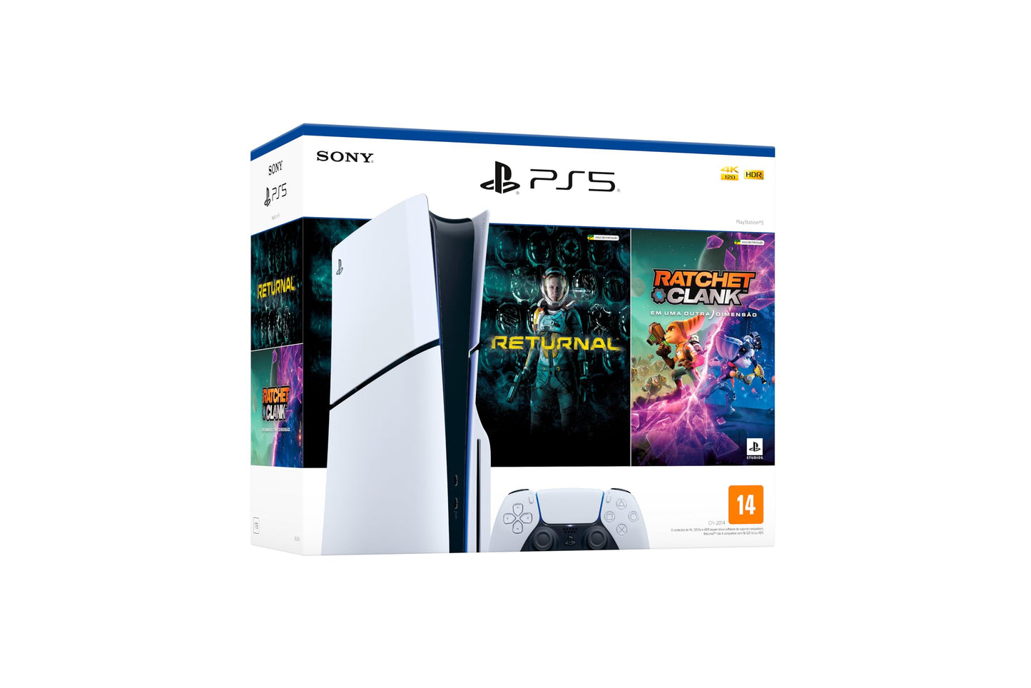 PlayStation®5 Slim Disk + 2 Jogos