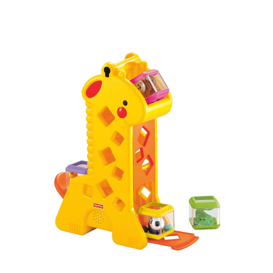 Fisher-Price, Girafa com Blocos Pick-A-Blocks, Com Atividades de Desenvolvimento, Sons e Músicas, Brinquedos para Bebês, A partir de 6 meses