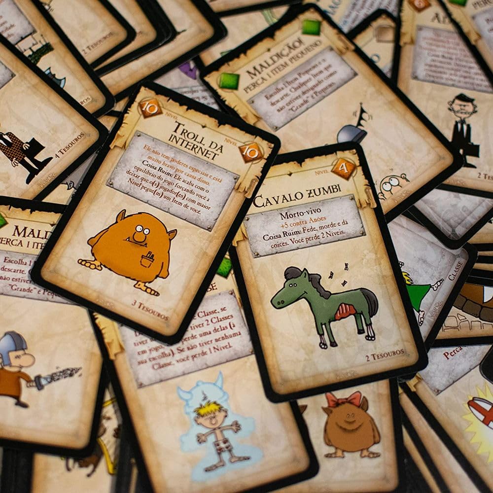 Galápagos, Munchkin, Jogo de Cartas para Amigos, 2 a 5 jogadores, 60-90 minutos por partida