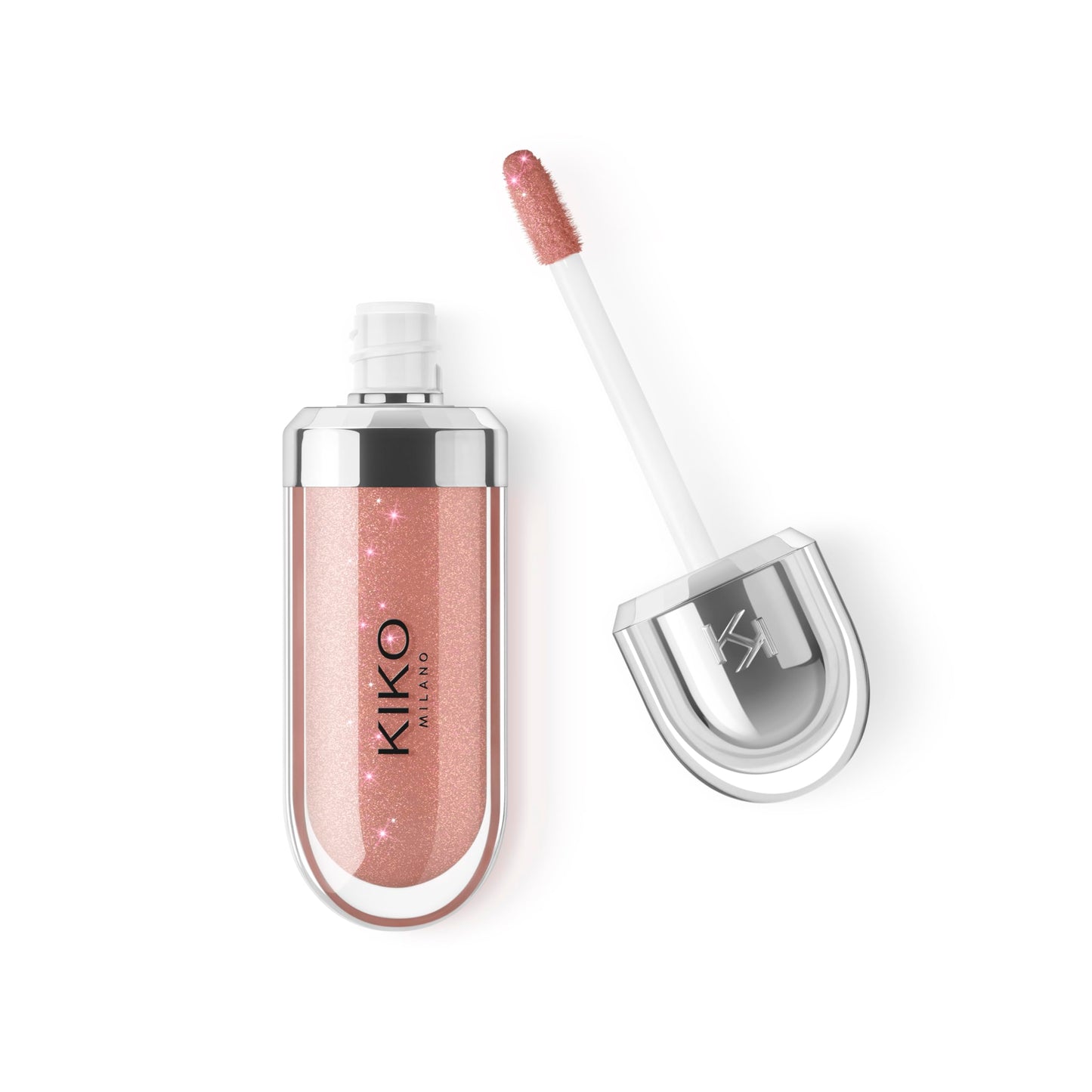 KIKO MILANO, 3D Hydra Lipgloss, Gloss Hidratante Com Efeito 3D, Cor 20 Chestnut