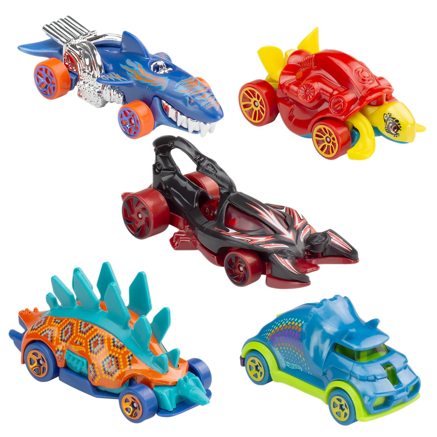 Pacote 5 Carros Sortidos, Hot Wheels, Mattel, Multicor - não é possível escolher as cores